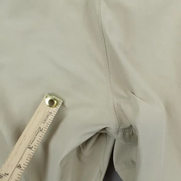 Lululemon Commission Shorts Warpstreme Chino Classic Artifact Sand Mens Size 38 - Picture 2 of 9